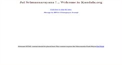 Desktop Screenshot of kandala.org