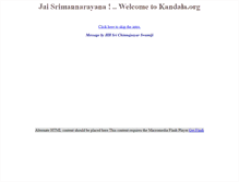 Tablet Screenshot of kandala.org